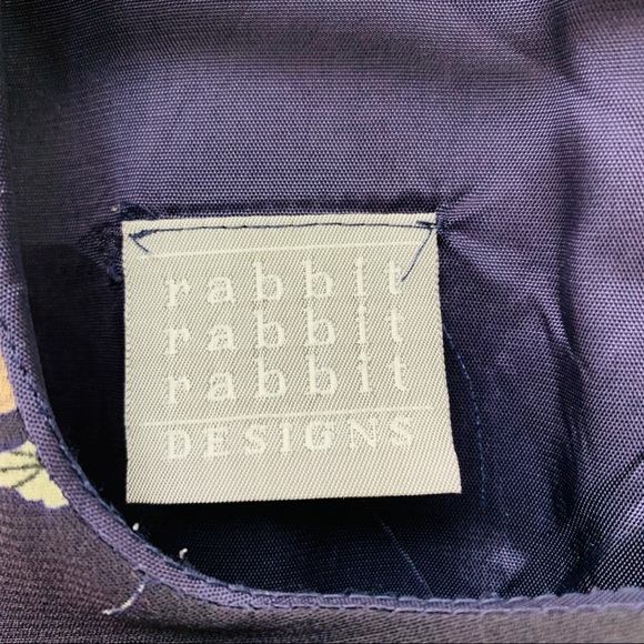 Rabbit Rabbit Rabbit Navy Floral Lined Dress - Picture 5 of 6